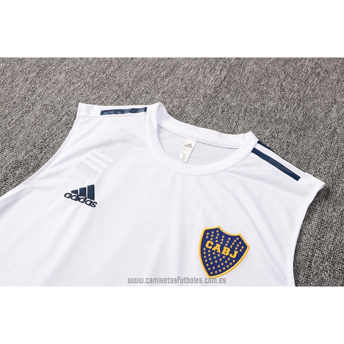 Camiseta de Entrenamiento Boca Juniors Sin Mangas 2021-2022 Blanco